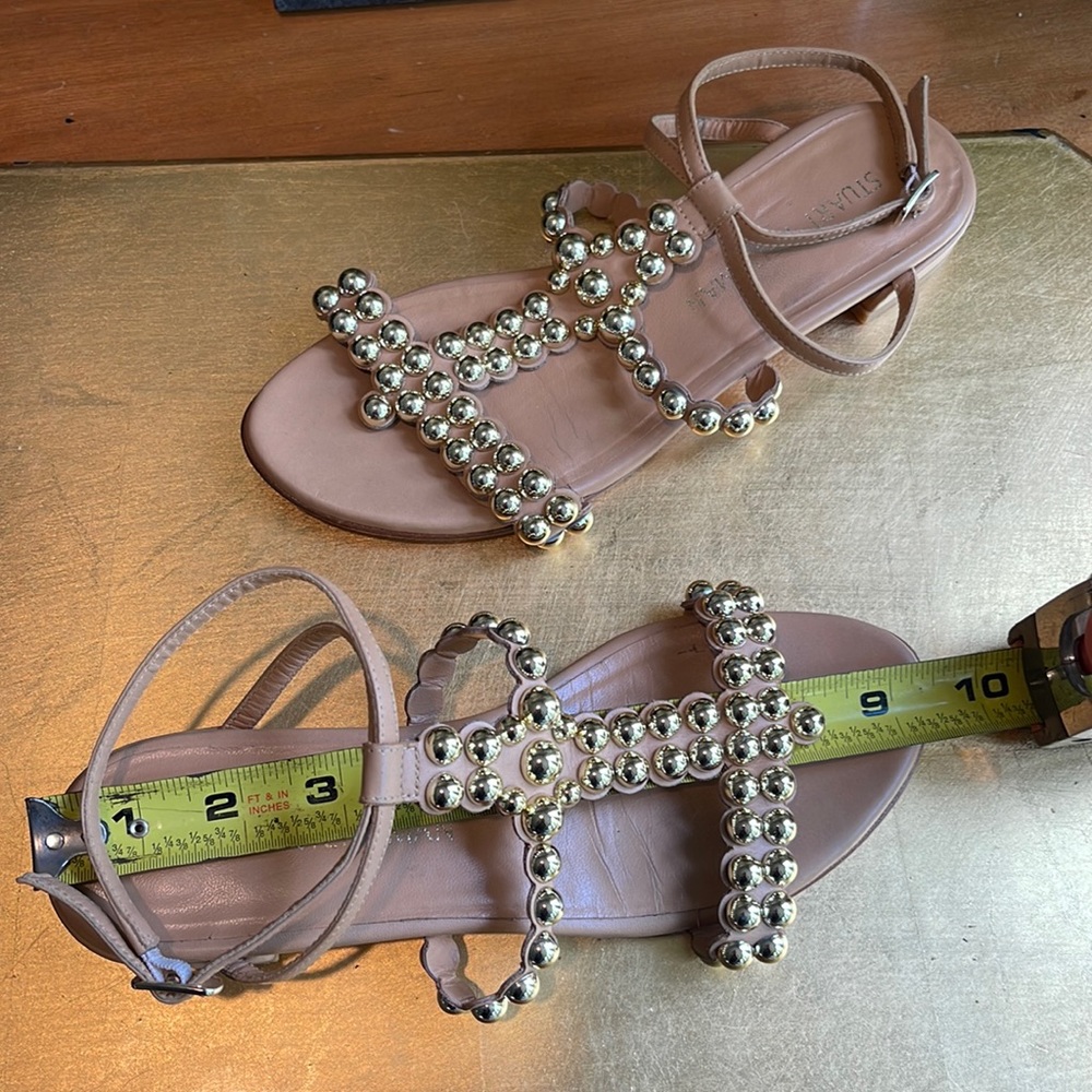 Stuart Weitzman Tini T-Strap Sandals - Picture 9 of 15